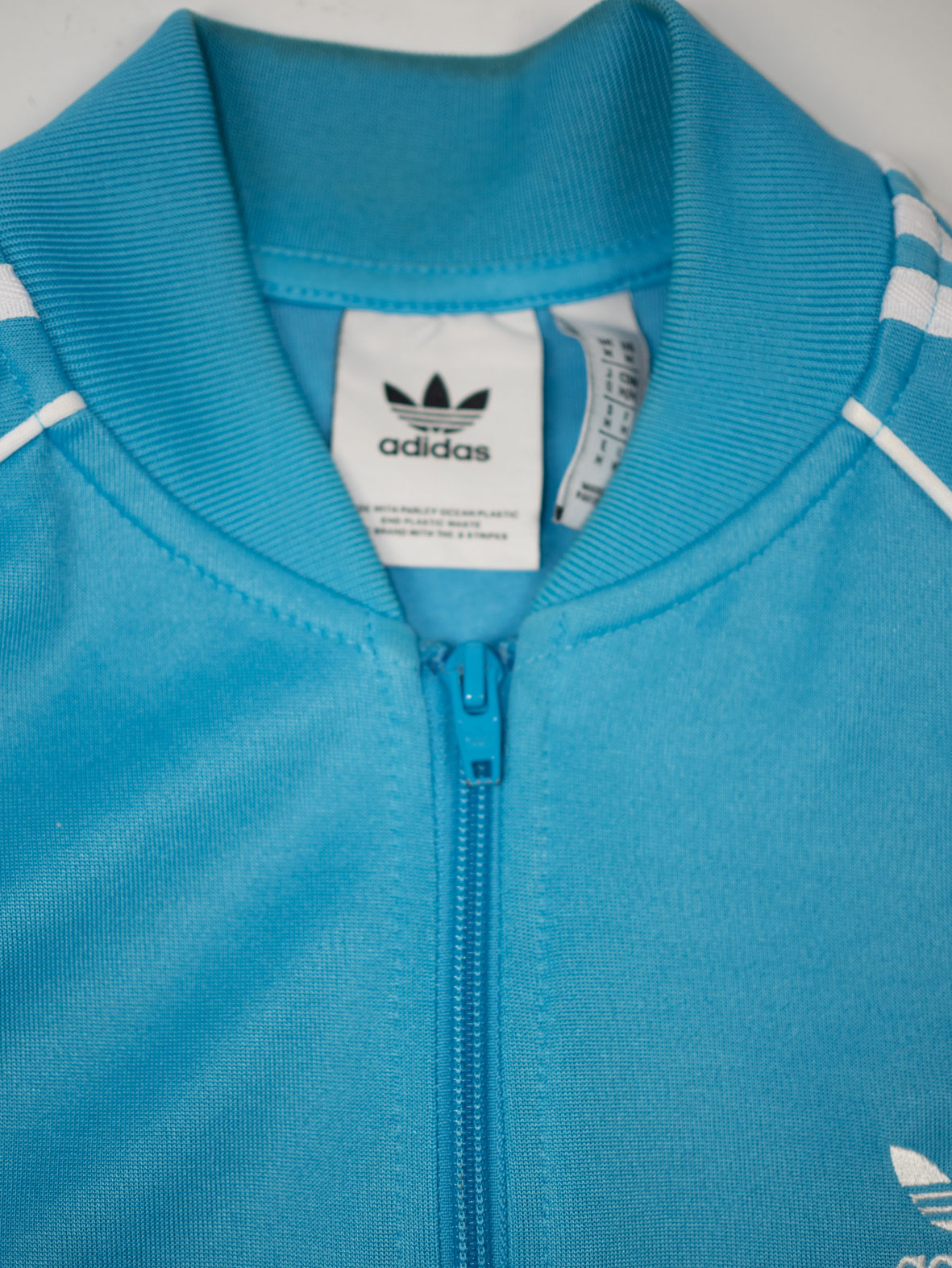 Vintage Adidas Baby Blue Track Jacket - M/L - Image 6