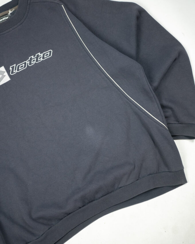 Vintage 90s Oversized Lotto Crewneck Cotton Sweatshirt - L
