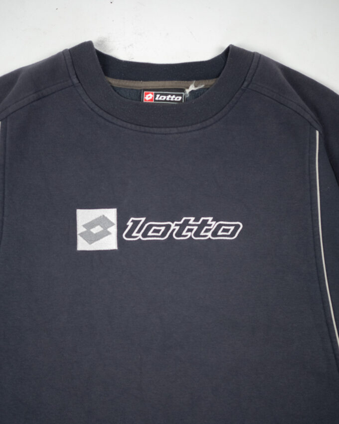 Vintage 90s Oversized Lotto Crewneck Cotton Sweatshirt - L