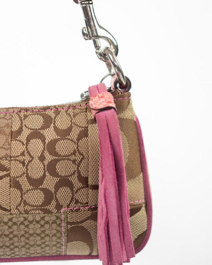 Rare Vintage Coach Patchwork Shoulder Bag – Pink