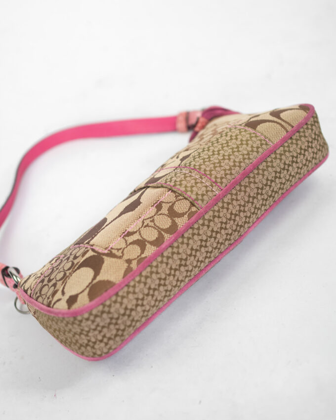 Rare Vintage Coach Patchwork Shoulder Bag – Pink