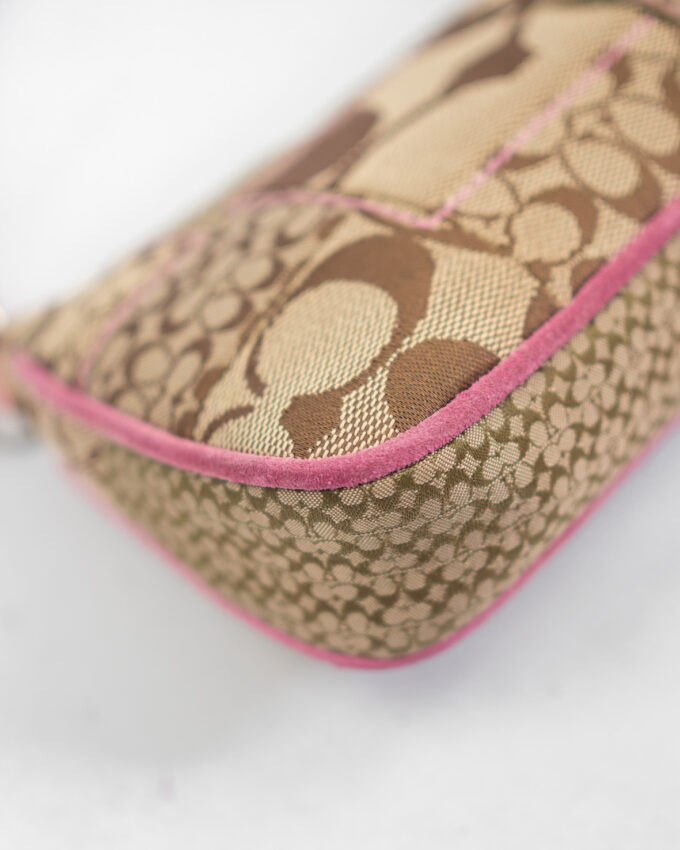 Rare Vintage Coach Patchwork Shoulder Bag – Pink
