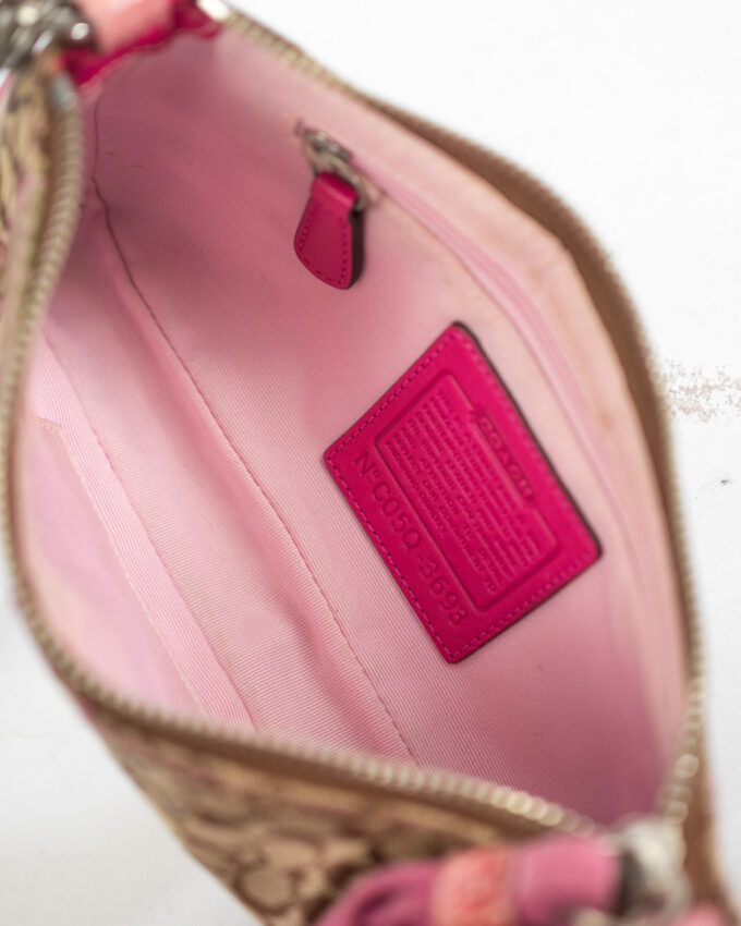 Rare Vintage Coach Patchwork Shoulder Bag – Pink