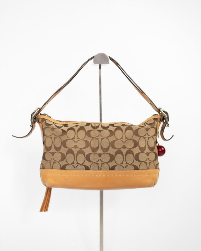 Vintage Signature Shoulder Bag – Caramel Monogram