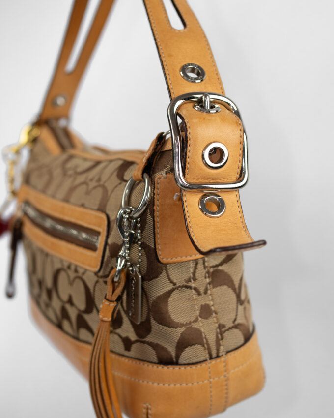 Vintage Signature Shoulder Bag – Caramel Monogram