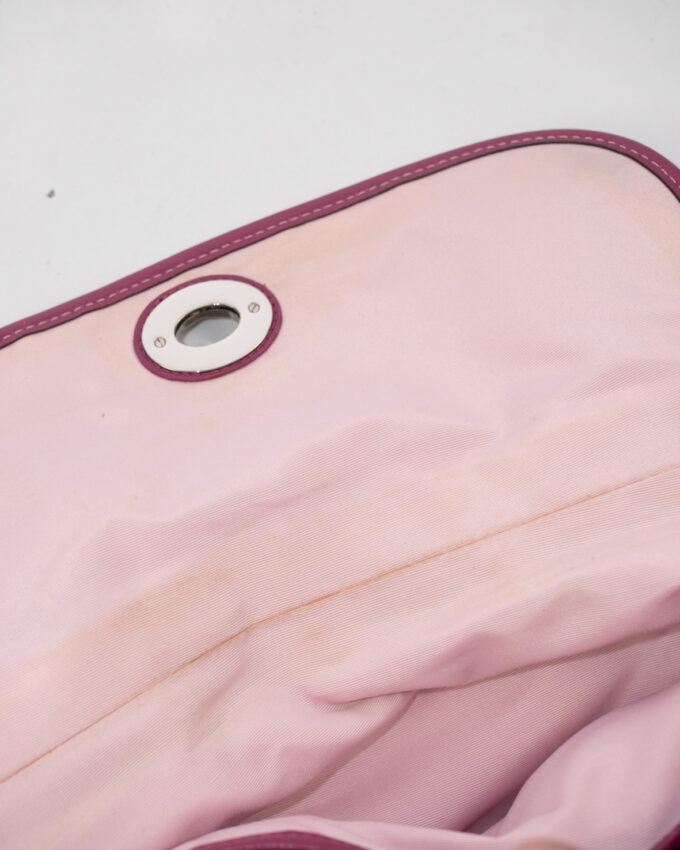 Vintage Turnlock Monogram Flap Bag – Pink Trim