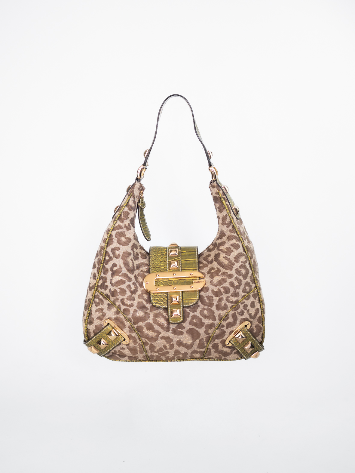 Rare Vintage Guess Leo Shoulder Bag – 00s Archive