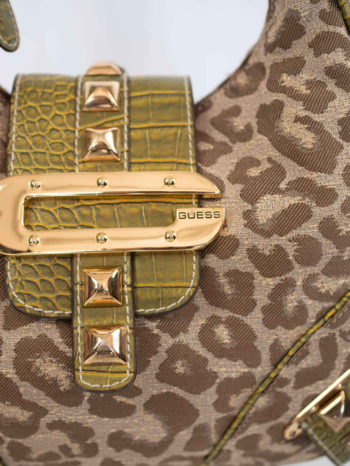 Rare Vintage Guess Leo Shoulder Bag – 00s Archive - Image 5