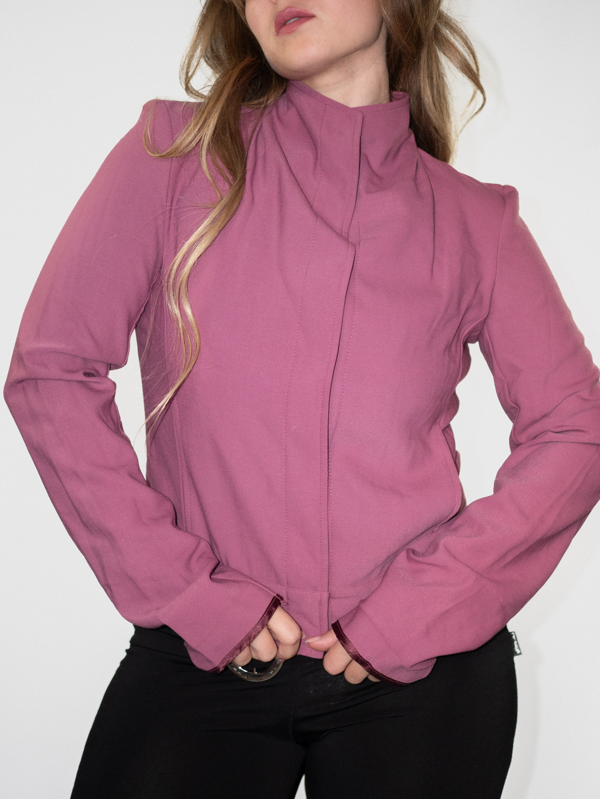 Berry Purple Vintage Jacket - S - Image 2