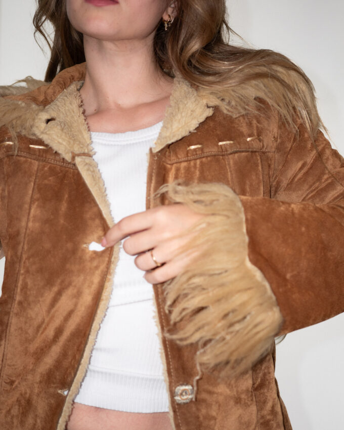 Vintage Afghan Style Coat – S