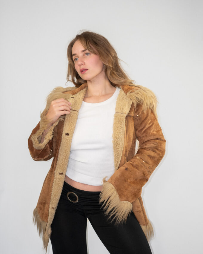 Vintage Afghan Style Coat – S