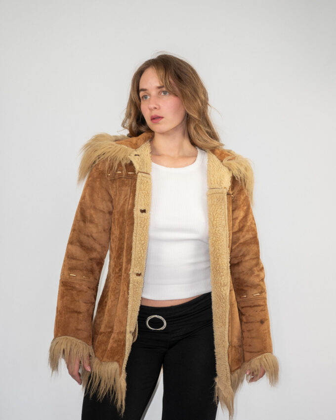 Vintage Afghan Style Coat – S