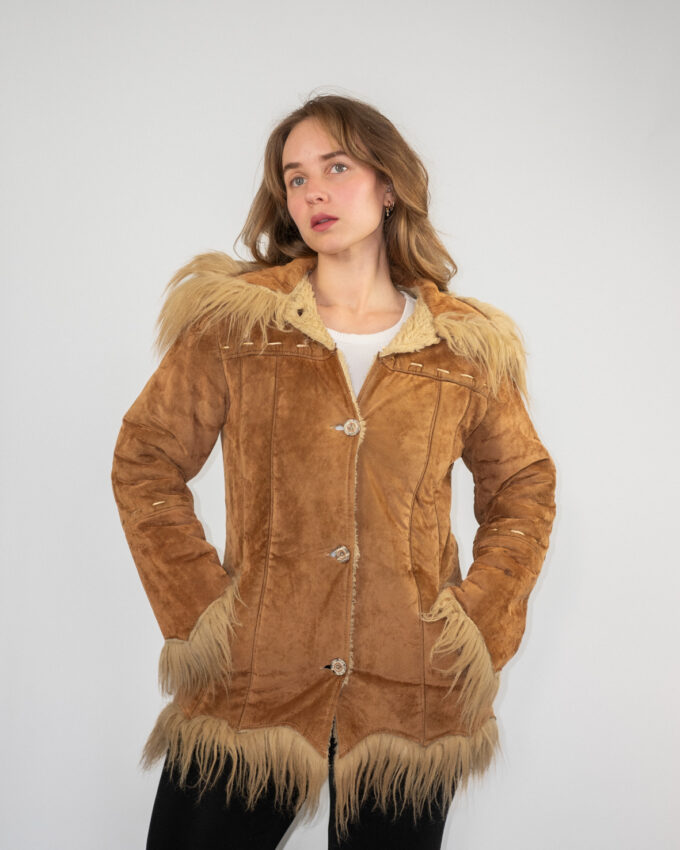 Vintage Afghan Style Coat – S