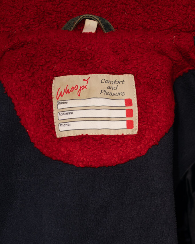 00s Denim Cotton Jacket with Red Accents – XS