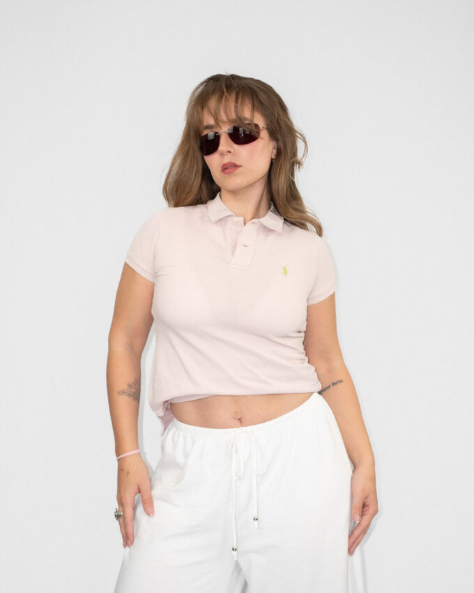 Pastel Pink Vintage Ralph Lauren Polo  - XS