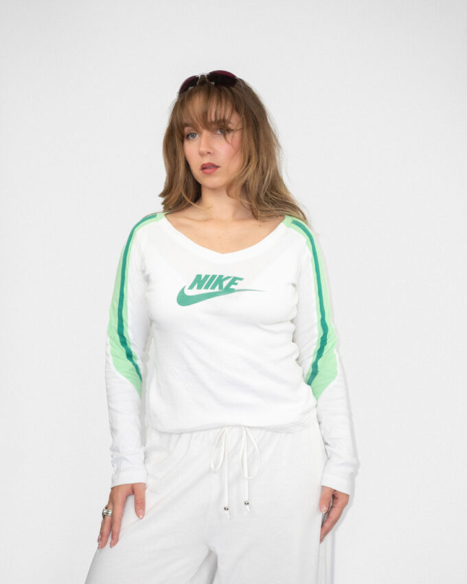 Vintage Nike Sport Cotton Longsleeve - S/M