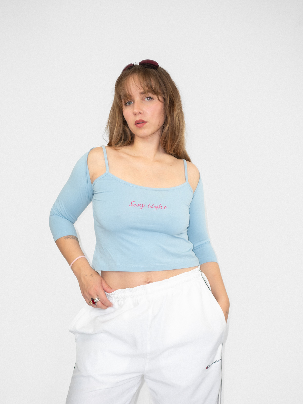 Vintage “Sexy Light” 00s Longsleeve - S - Image 3