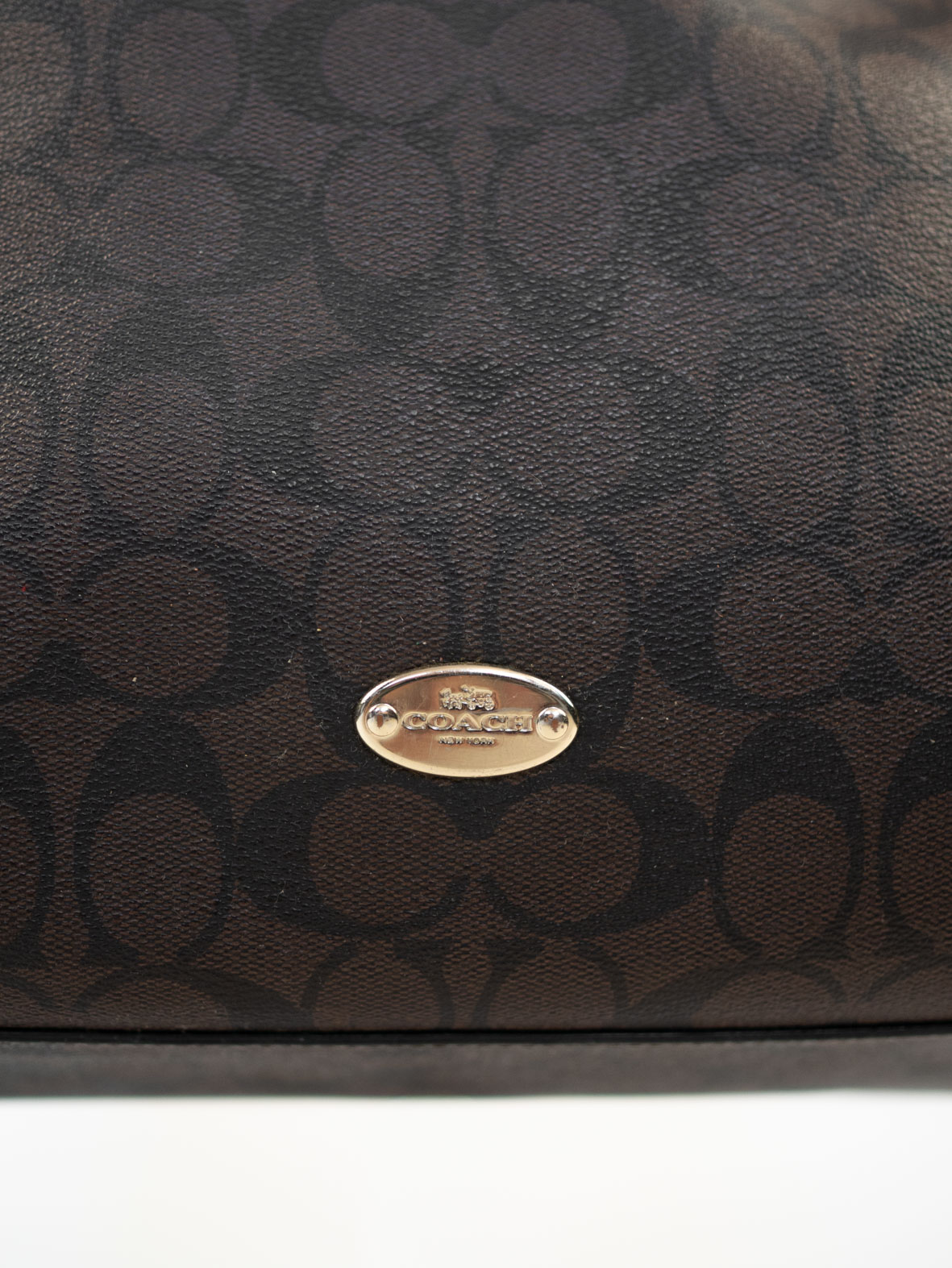 Coach Celeste Signature Bag – Chocolate Monogram - Image 4