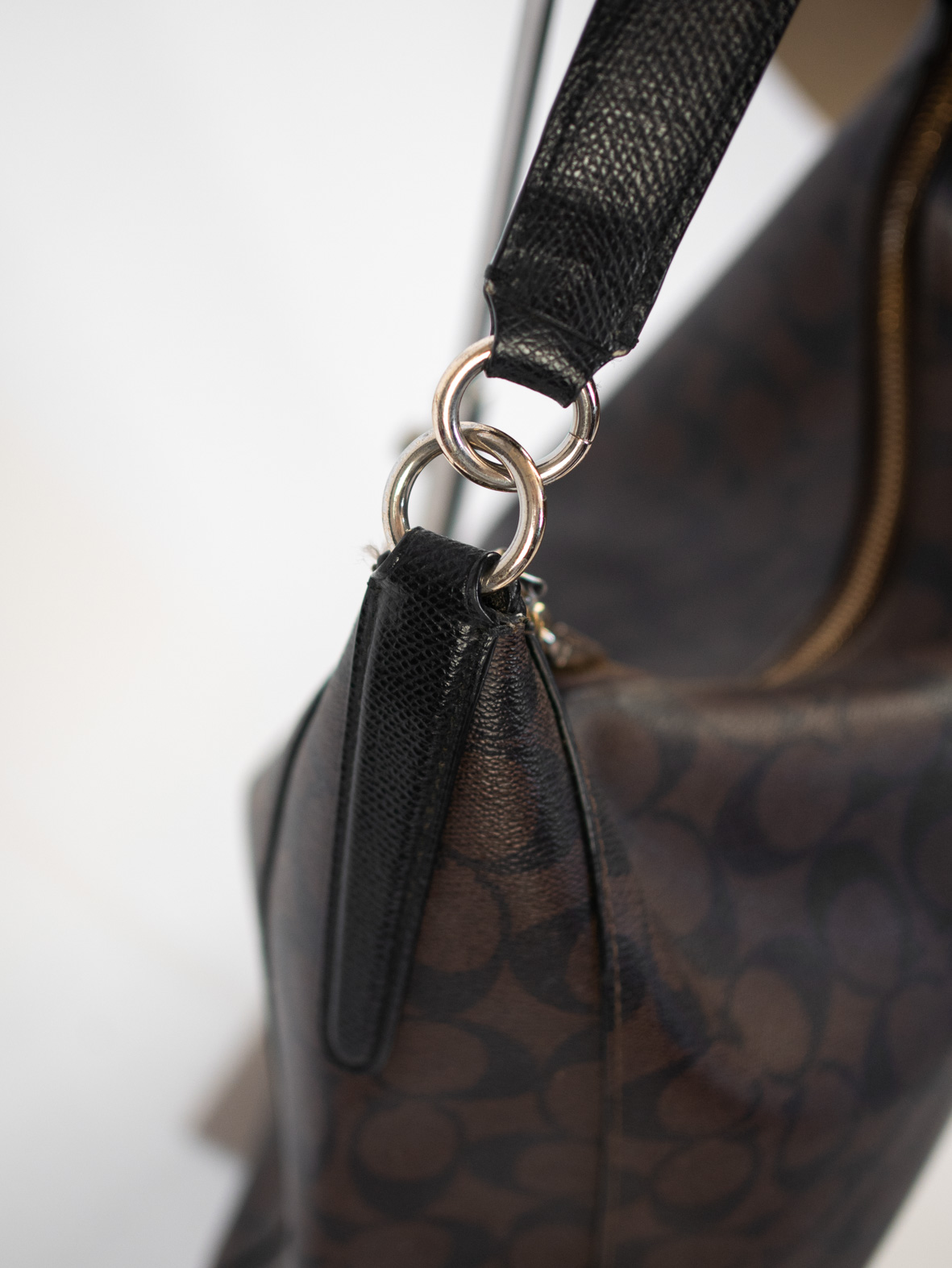 Coach Celeste Signature Bag – Chocolate Monogram - Image 5