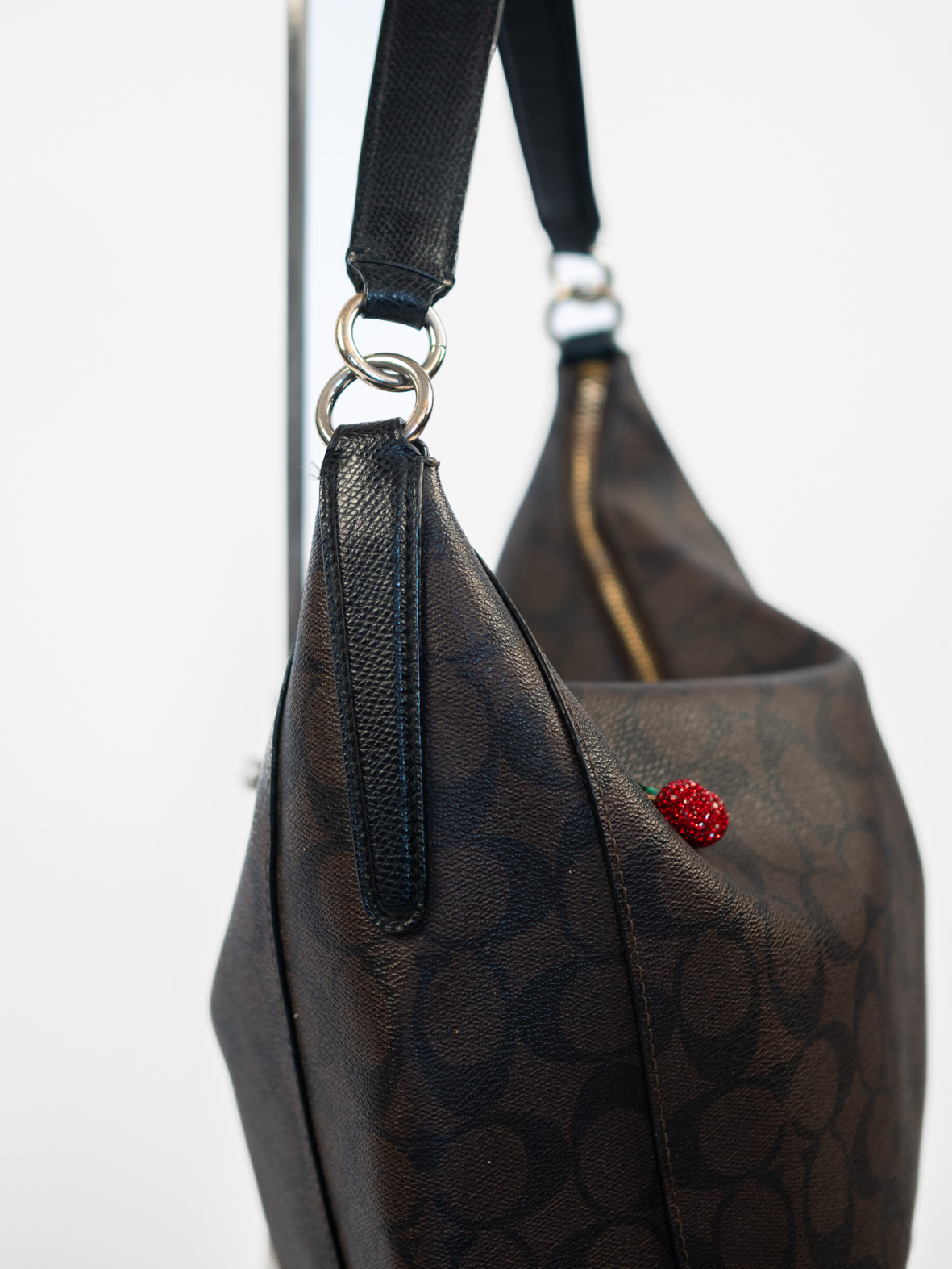 Coach Celeste Signature Bag – Chocolate Monogram - Image 9