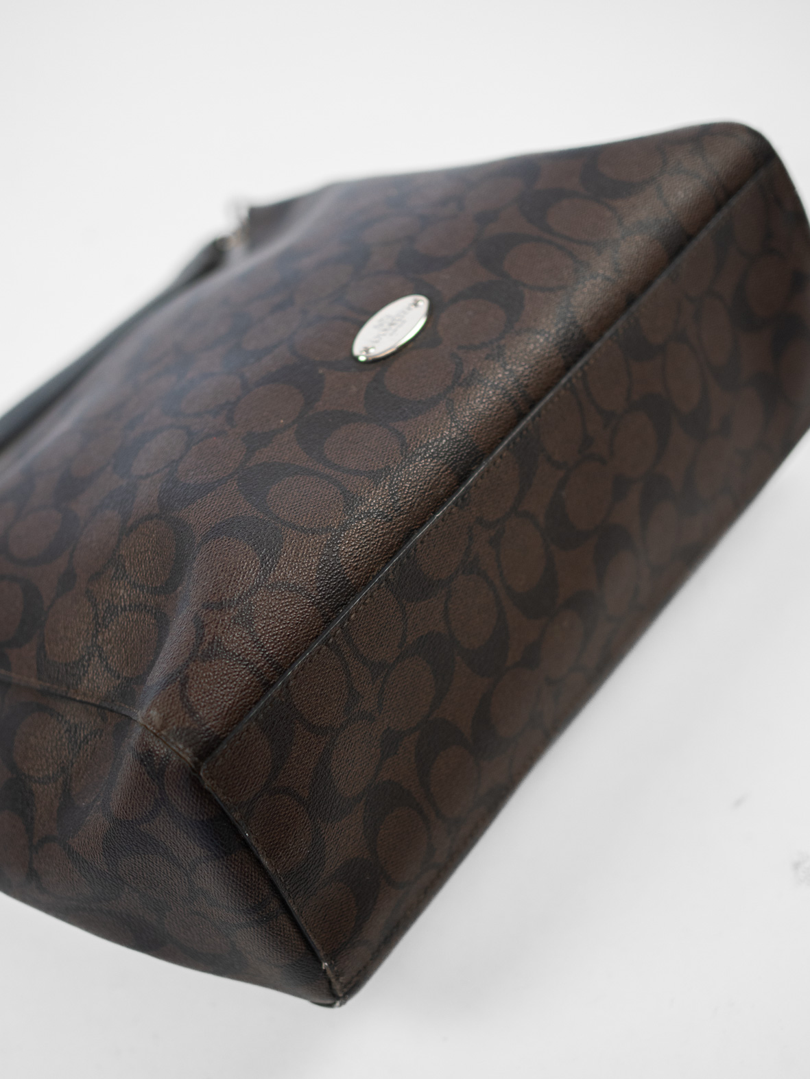 Coach Celeste Signature Bag – Chocolate Monogram - Image 13