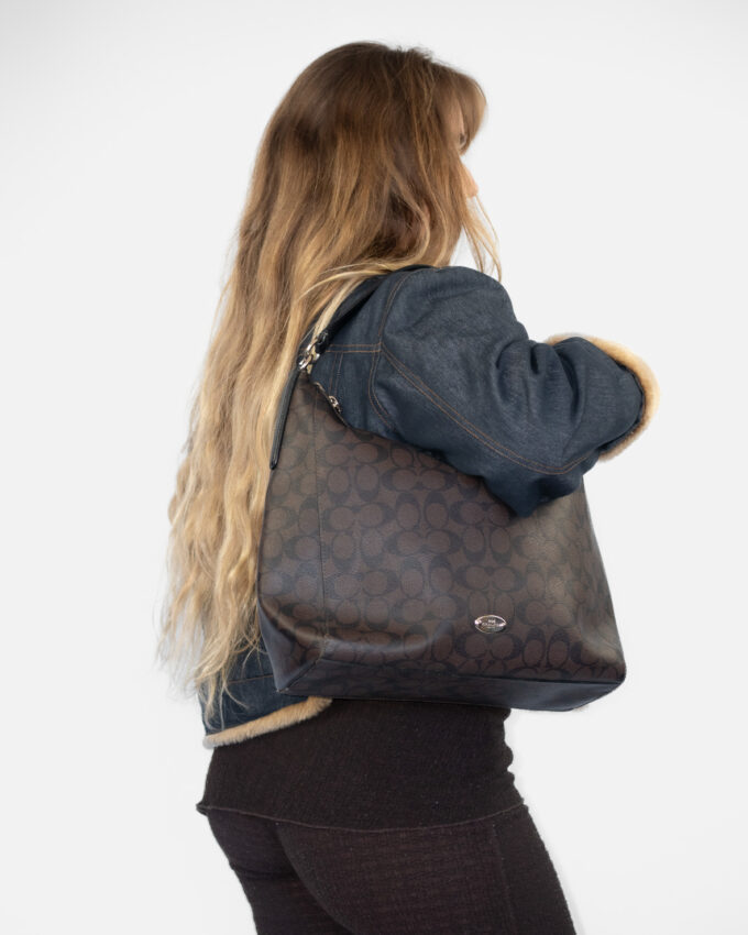 Coach Celeste Signature Bag – Chocolate Monogram