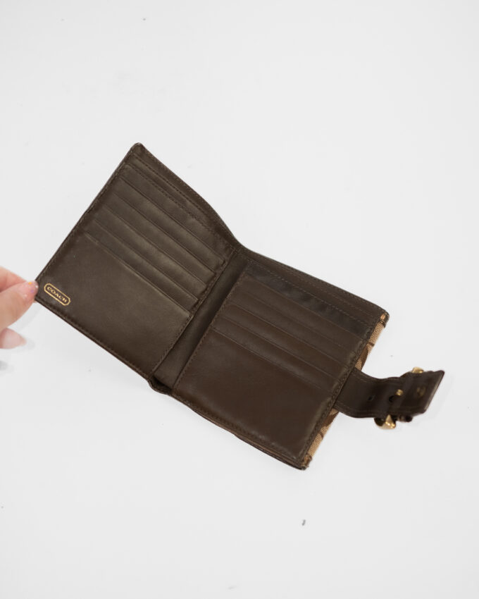Vintage Coach Signature Monogram Wallet