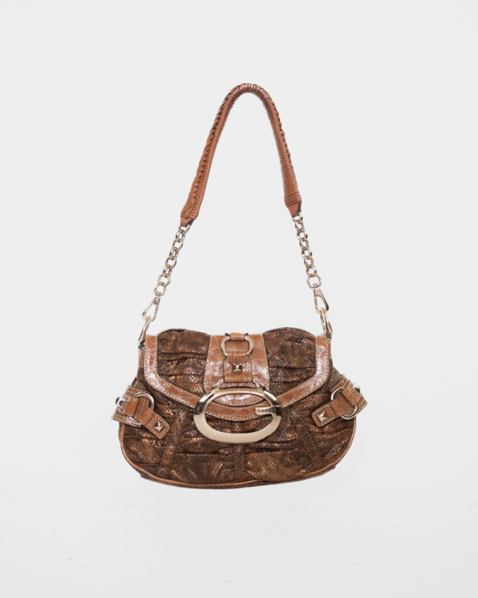 Vintage Guess Python Buckle Bag