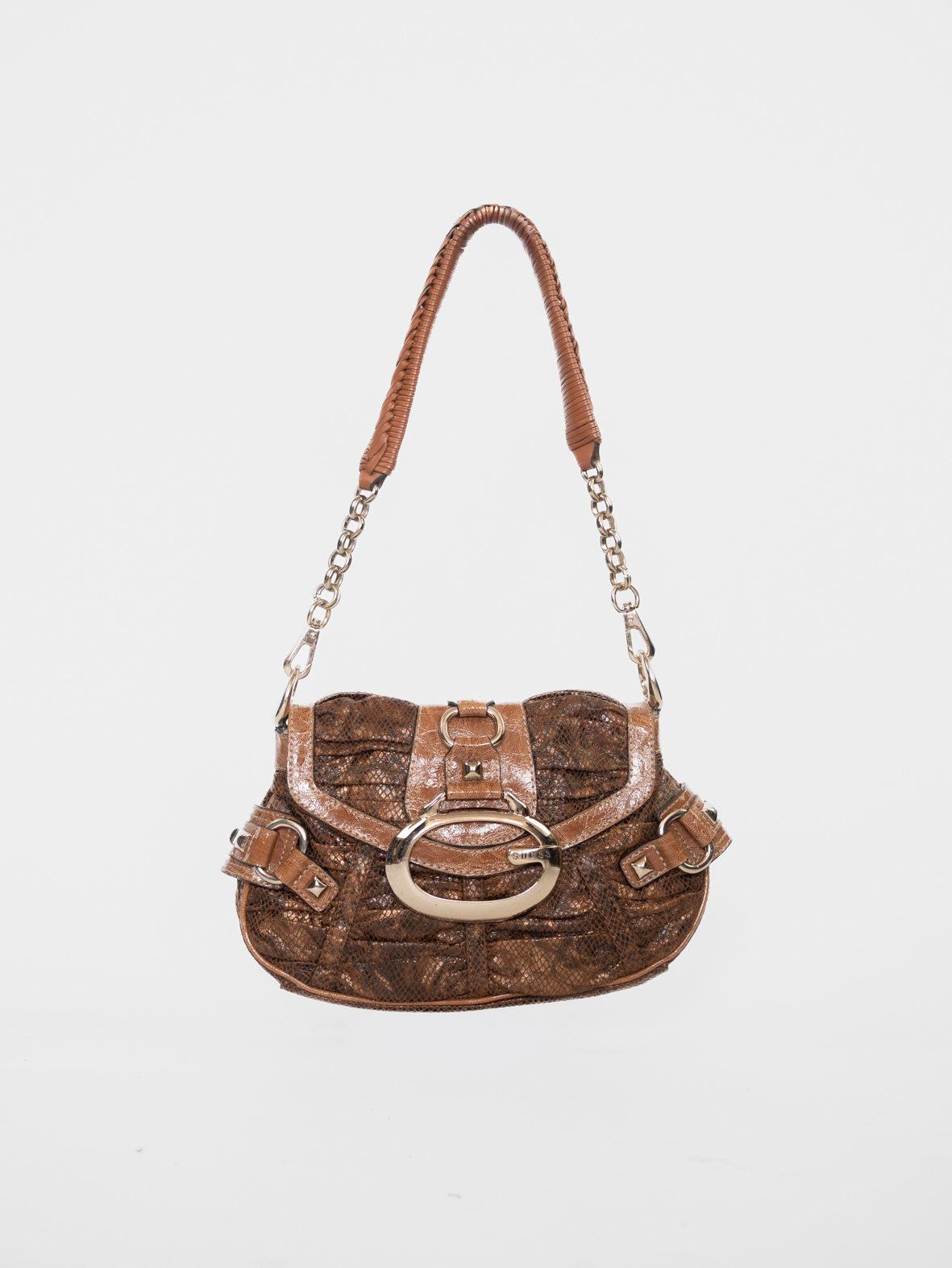 Vintage Guess Python Buckle Bag