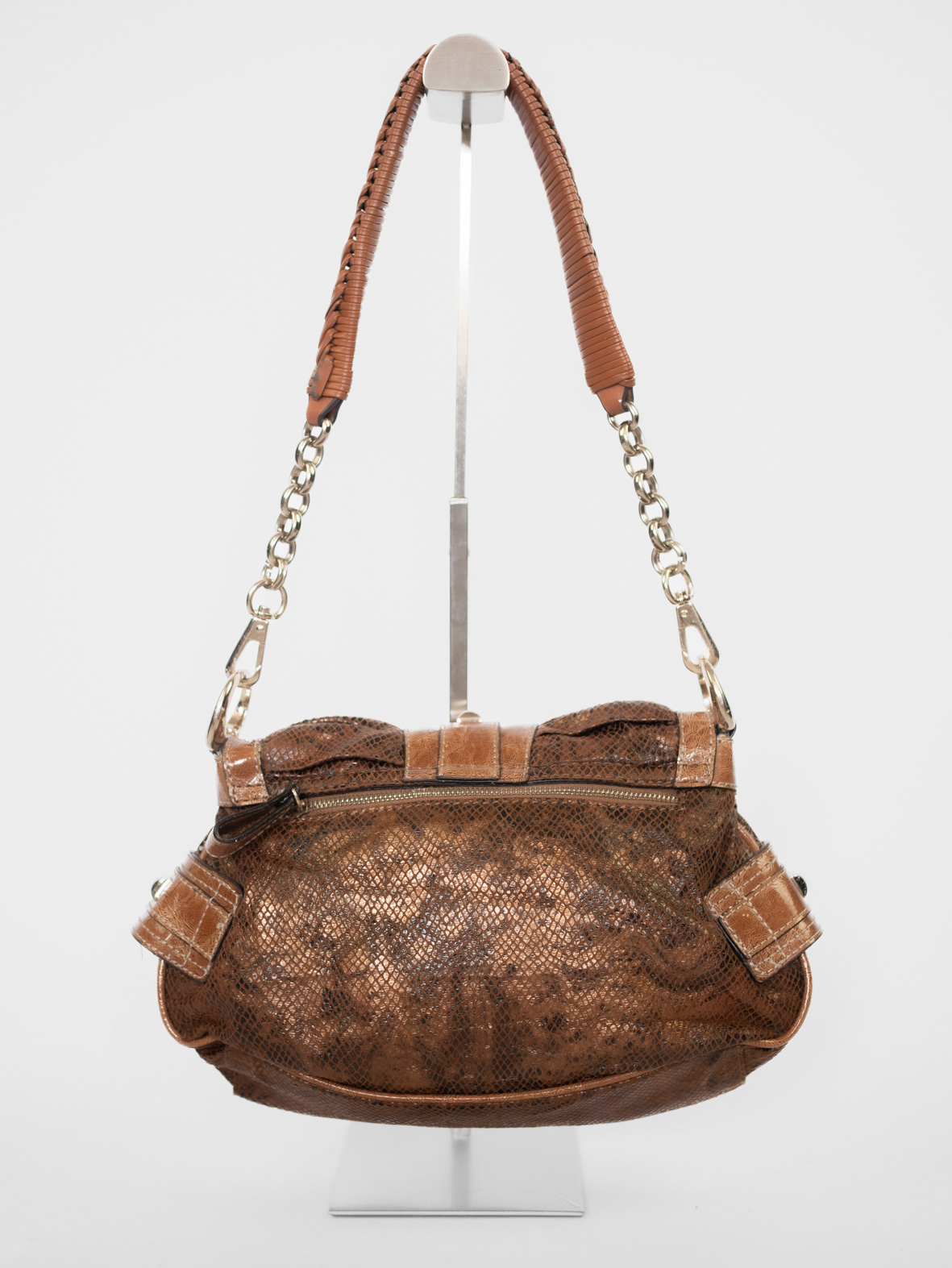 Vintage Guess Python Buckle Bag - Image 6