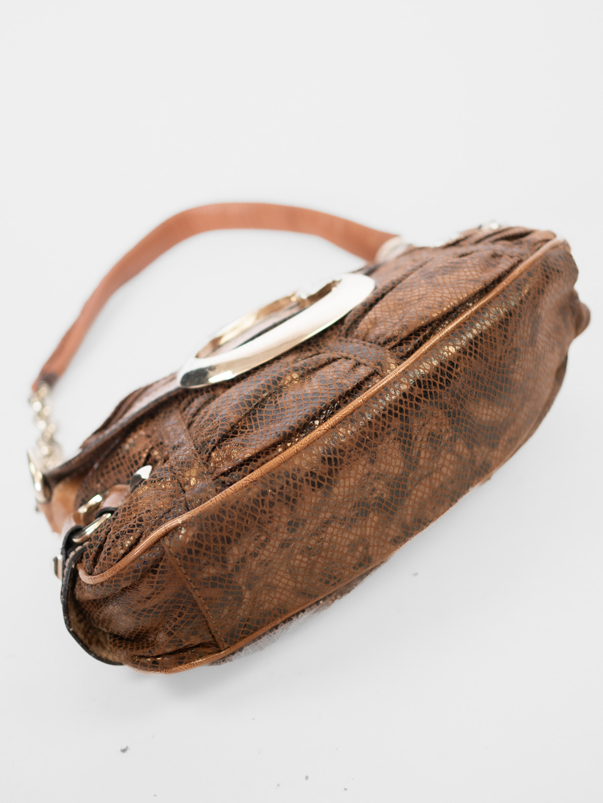Vintage Guess Python Buckle Bag - Image 9