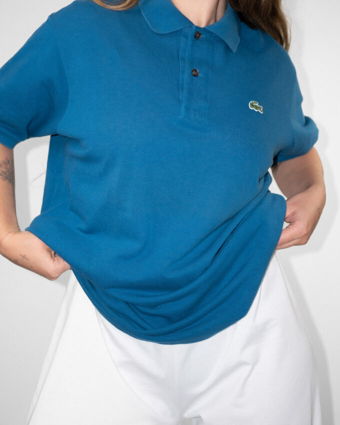 Vintage Lacoste Ocean Blue Polo - L/XL