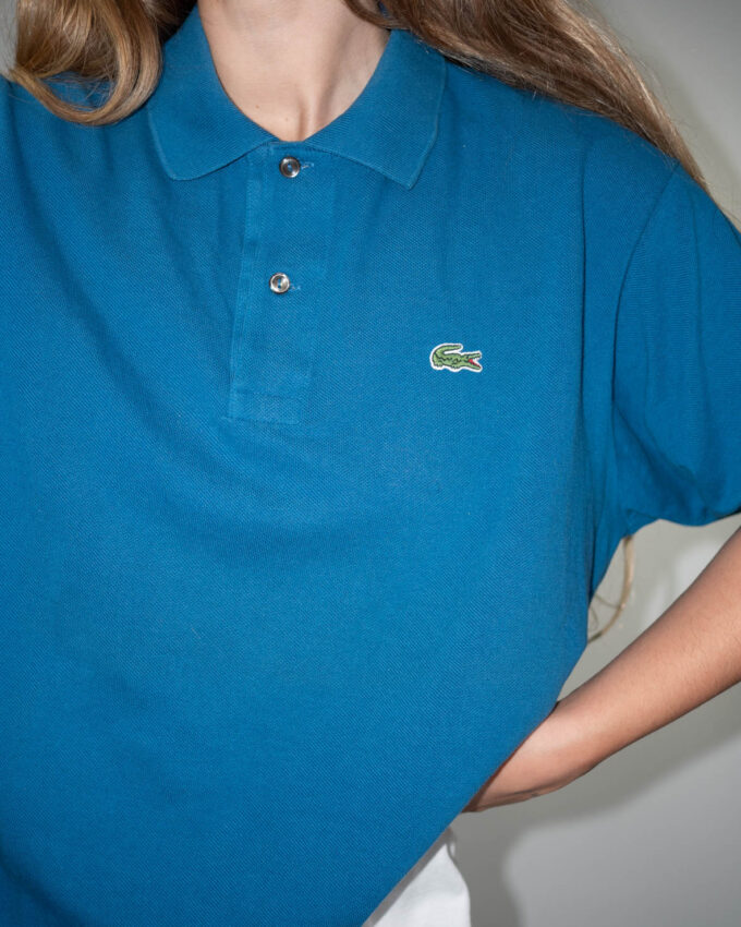 Vintage Lacoste Ocean Blue Polo - L/XL