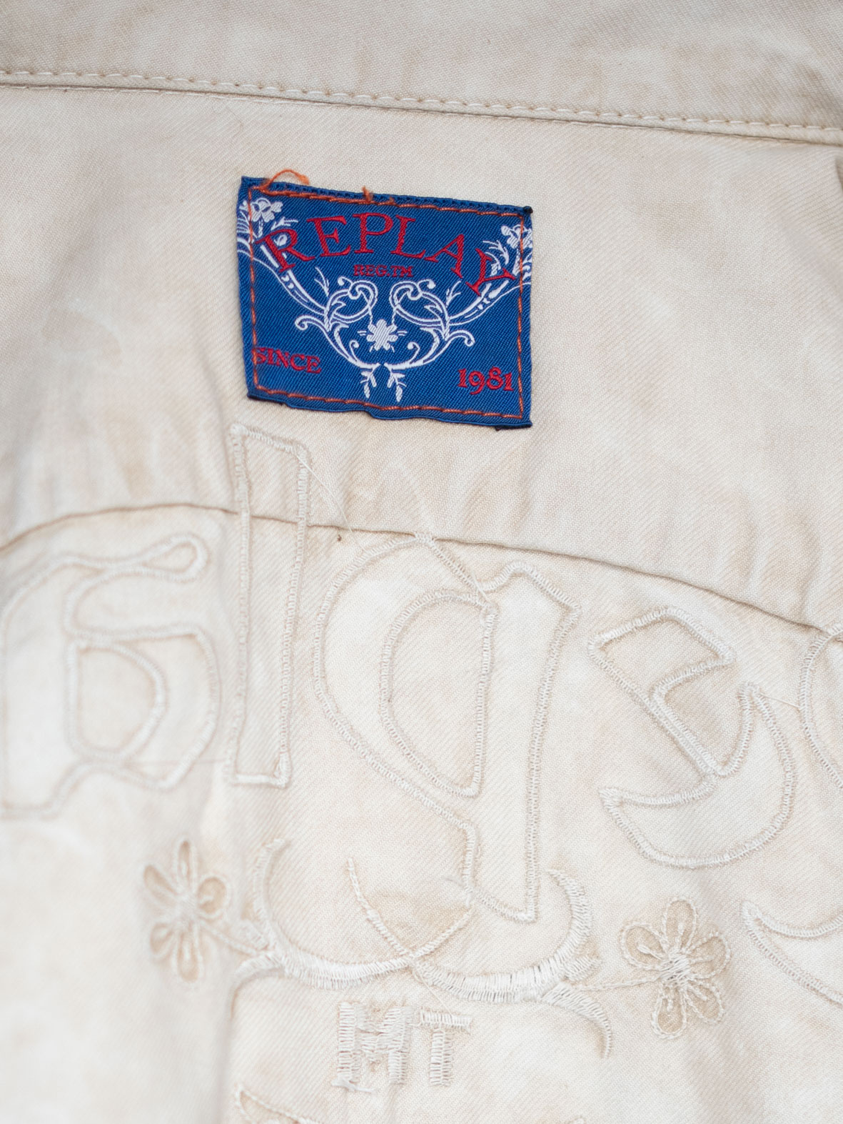 Vintage Replay Embroidered Jacket - M - Image 5