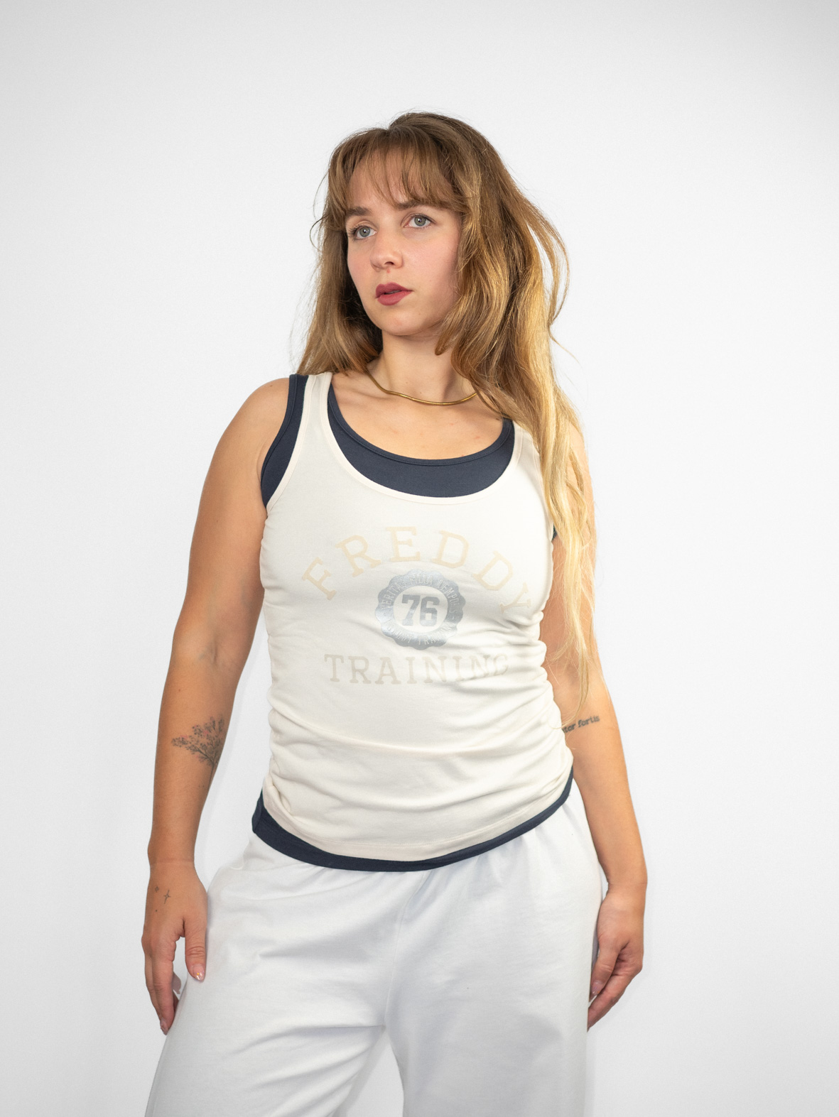Vintage 00s Freddy Layered Sport Cotton Tank - S/M