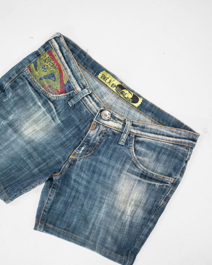 Vintage Denim Summer Shorts - S/M