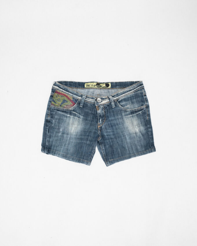 Vintage Denim Summer Shorts  - S/M