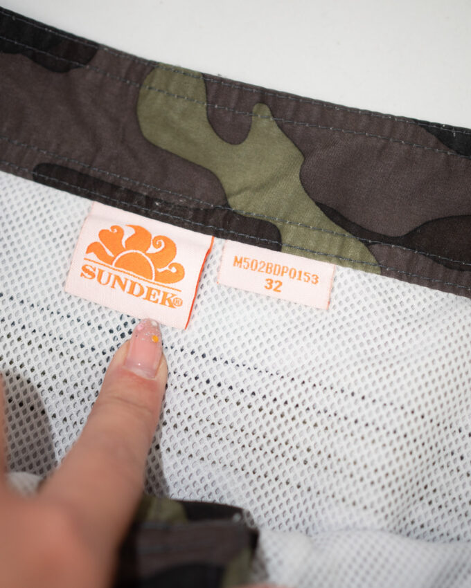 Vintage Camo Swim Shorts - M