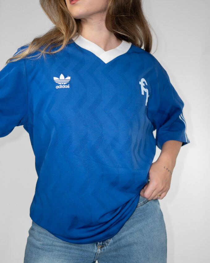 Vintage Adidas Royal Blue Sport Jersey - L