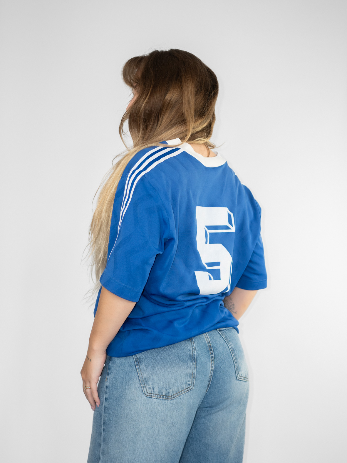 Vintage Adidas Royal Blue Sport Jersey - L - Image 3