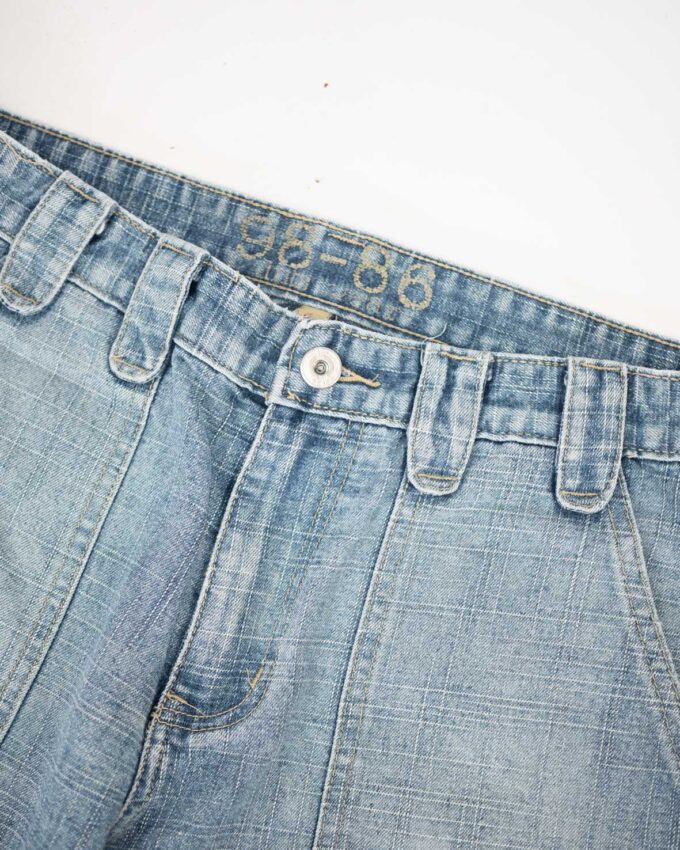 Vintage Cargo Denim Capris - M