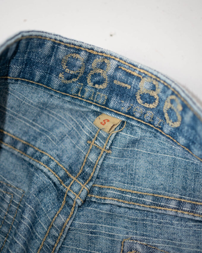 Vintage Cargo Denim Capris - M