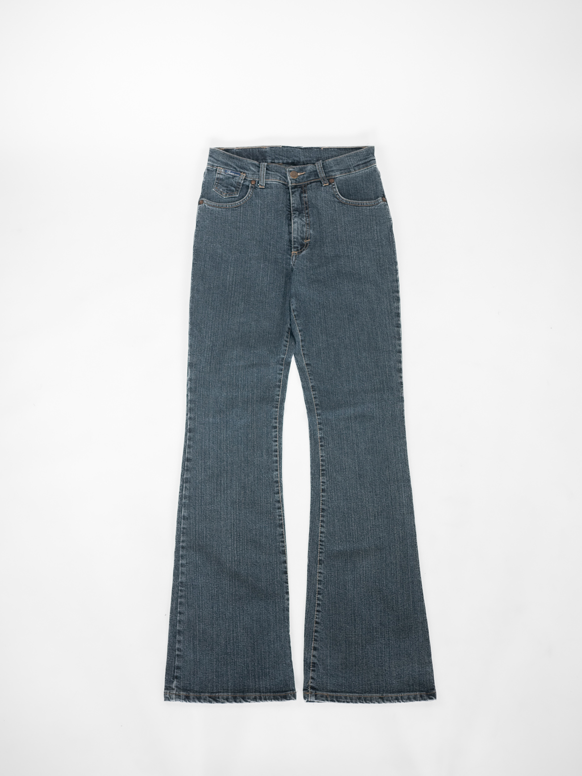 Linda's Jeans Rhinestone Flared Jeans - S - Image 2