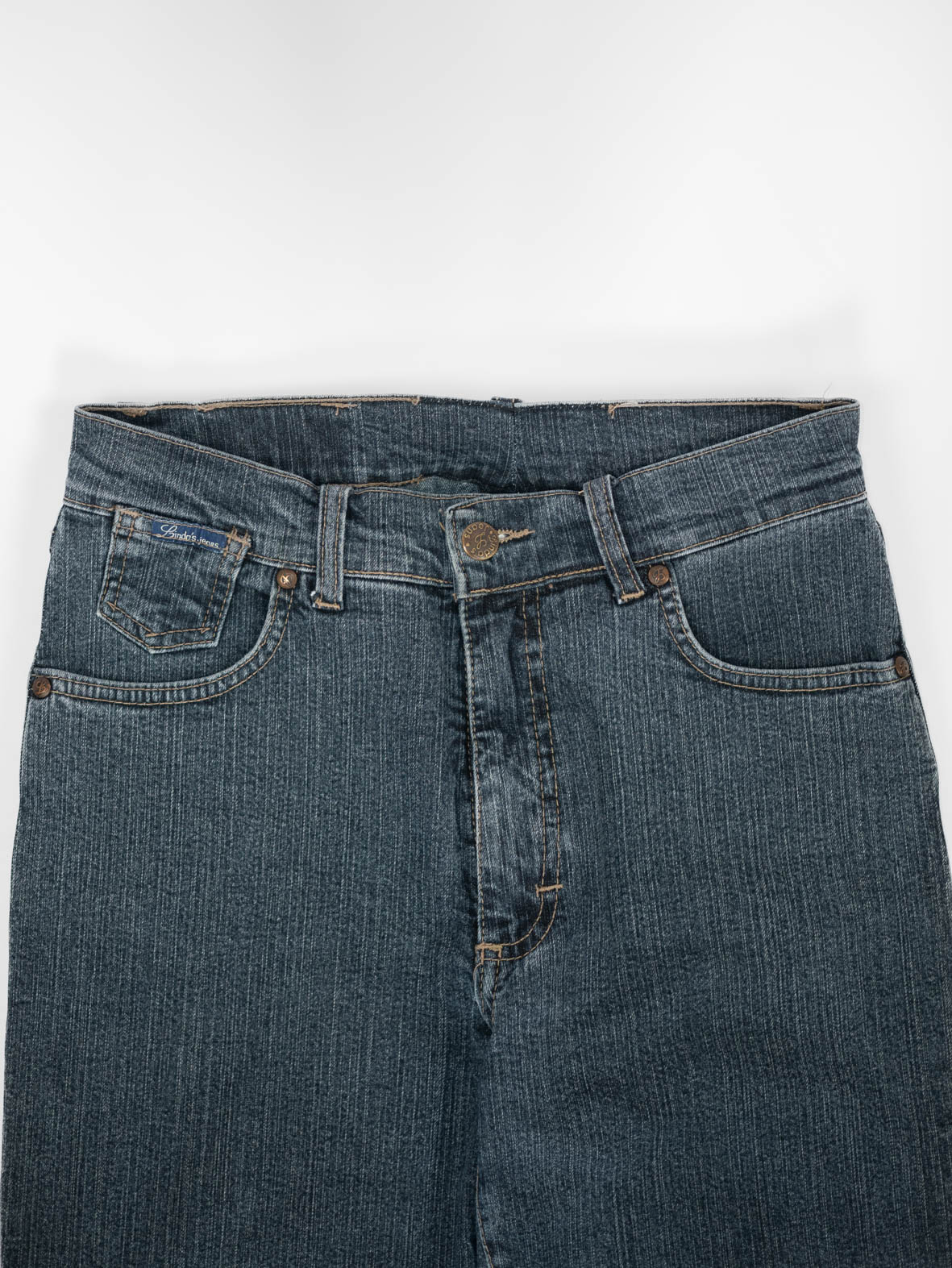 Linda's Jeans Rhinestone Flared Jeans - S - Image 10