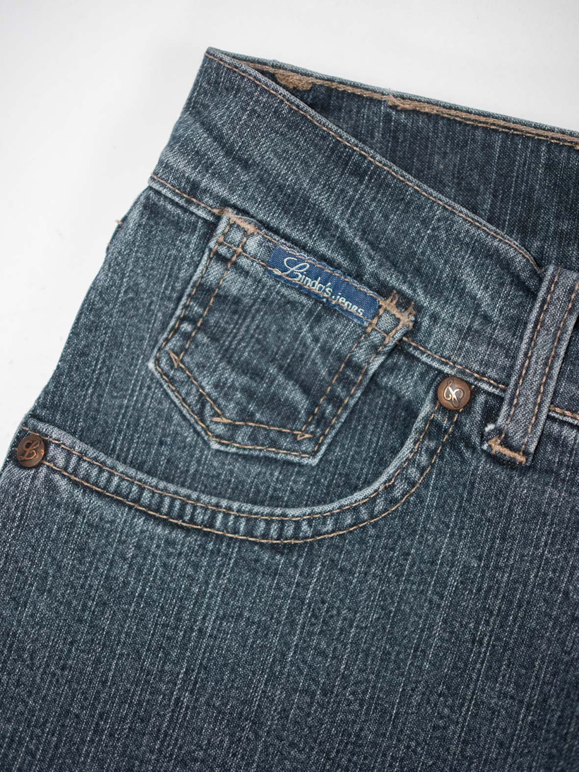 Linda's Jeans Rhinestone Flared Jeans - S - Image 9