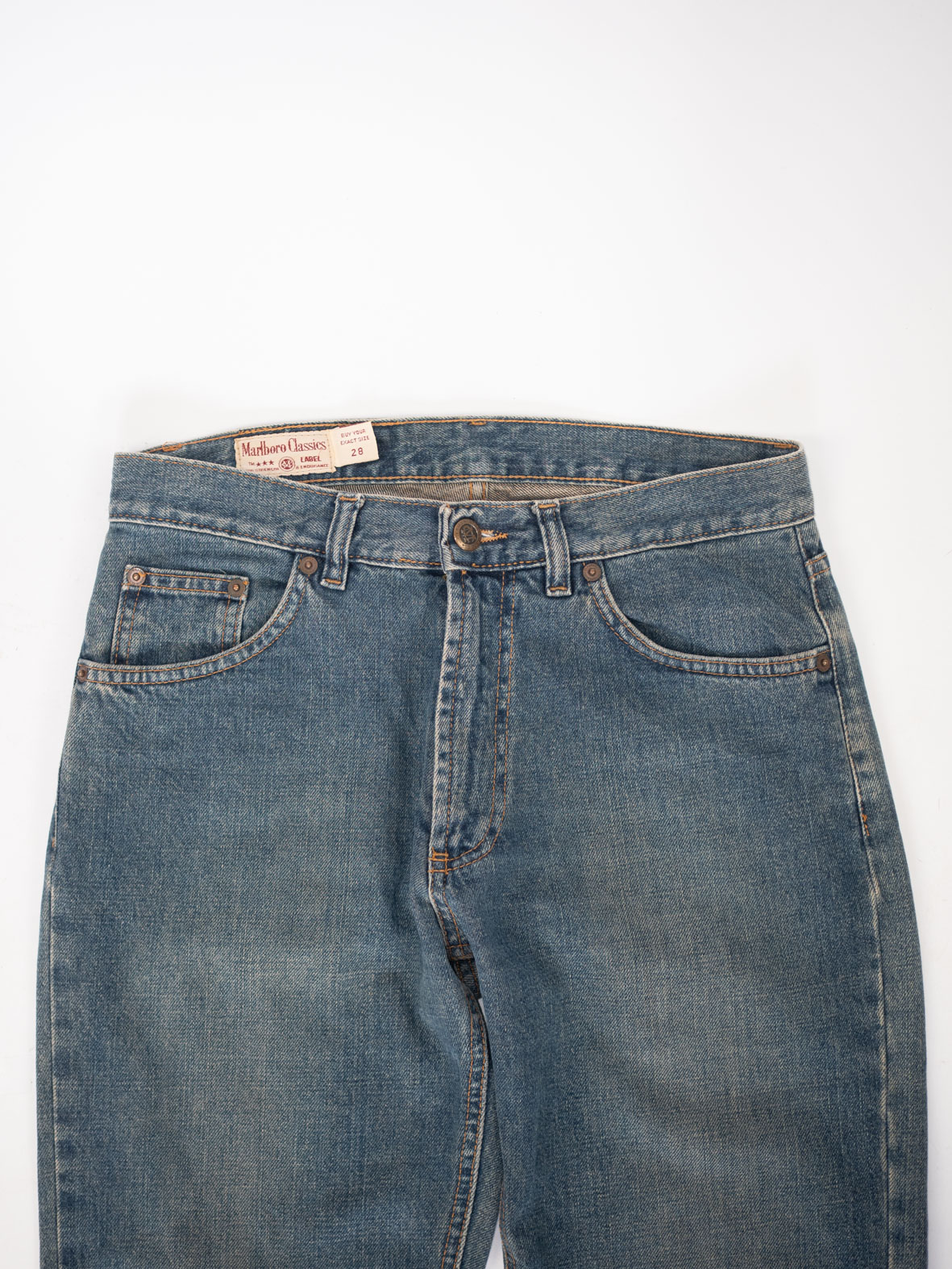 Vintage Marlboro Classics Dark Wash Jeans - M - Image 3