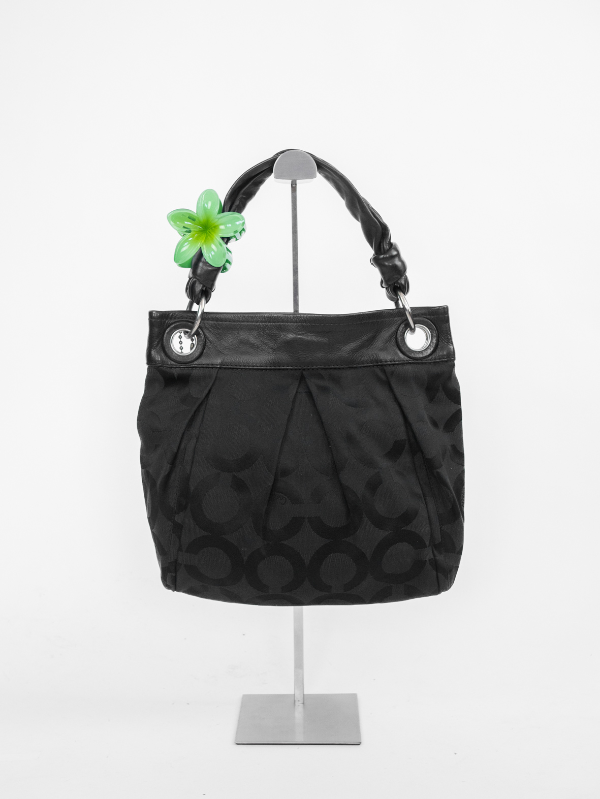 Vintage Coach Black Monogram Bag - Image 4