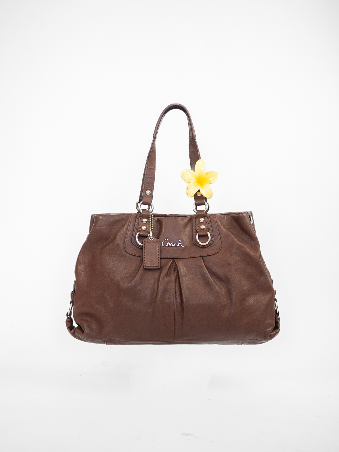 Vintage Coach Chocolate Brown Leather Bag