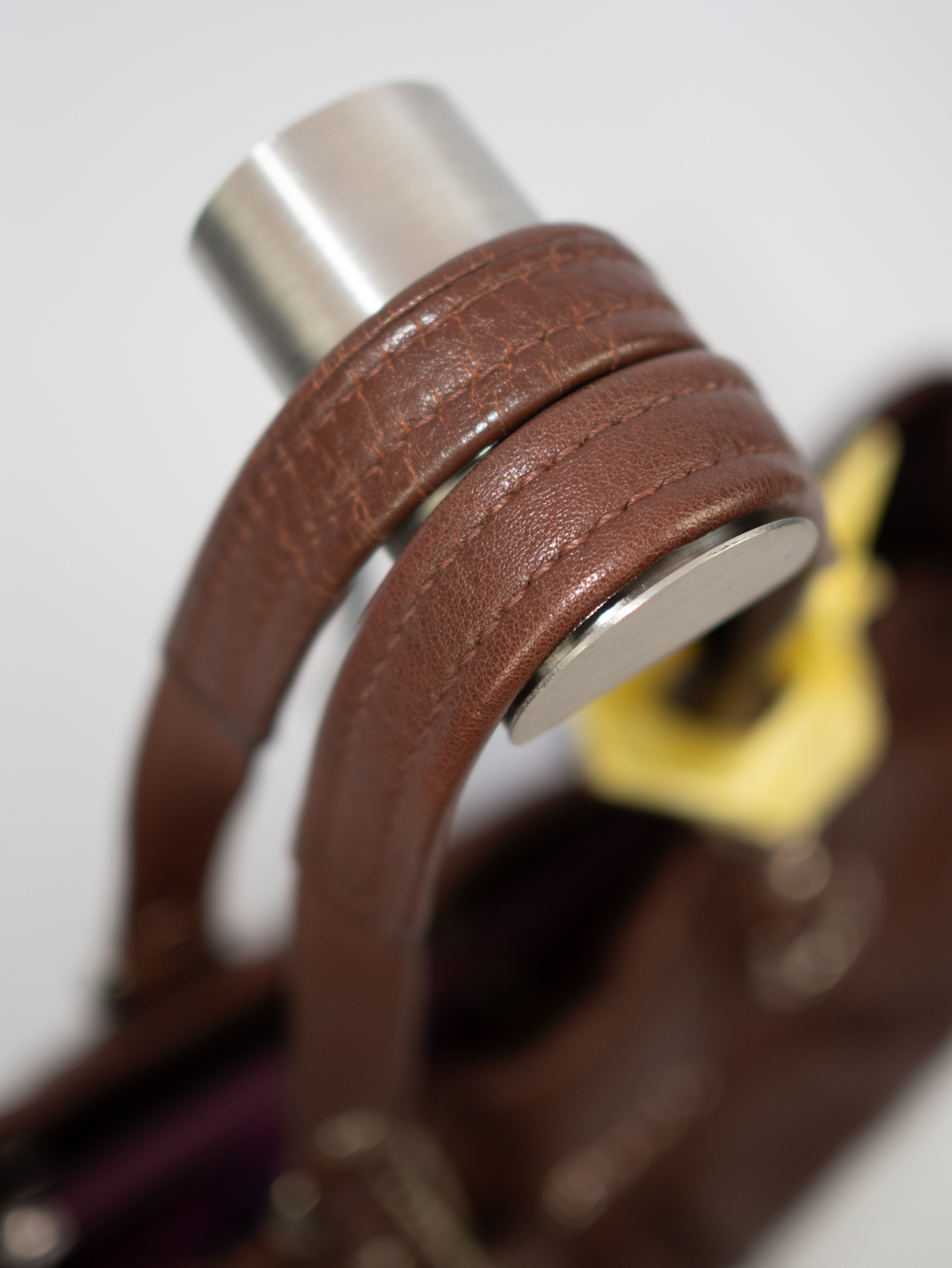 Vintage Coach Chocolate Brown Leather Bag - Image 6