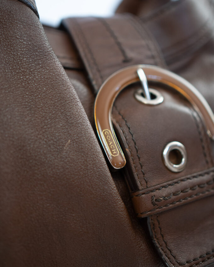 Vintage Coach Soho Leather Buckle Bag